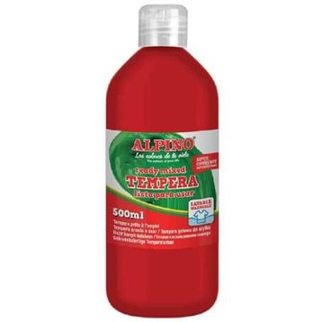 Alpino DM000174 Kırmızı Tempera 500 ml Suluboya