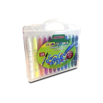 Alpino Stick Jel 12 Renk Pastel Boya