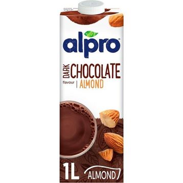 Alpro 1 lt Bitter Çikolata Badem Sütü