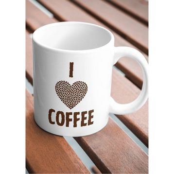 Alpşan Ticaret I Love Coffee Kupa