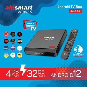 Alpsmart AS-514 32 GB 4K Android TV Box