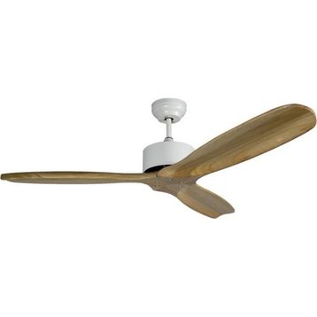 Alsanfan Hardwood Kahverengi Motorlu Krem Rengi Kanatlı Aydınlatmasız Duvar Kumandalı 132 CM Tavan Vantilatörü