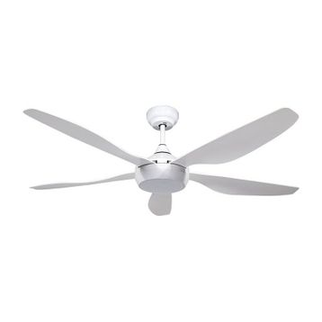 Alsanfan Style 5 Kanatlı Led Aydınlatmalı Uzaktan Kumandalı Beyaz Tavan Vantilatörü