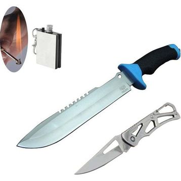Alsepeteavm KP-011 Mavi Kamp Bıçak Seti