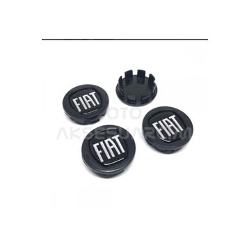 Altaş Siyah 4'lü 42 mm Fiat Orijinal Tip Geçme Jant Göbeği