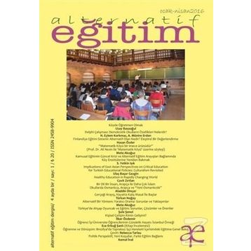 Alternatif Eğitim Dergisi Sayı: 1 - Kolektif