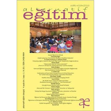 Alternatif Eğitim Dergisi Sayı: 1 - Kolektif