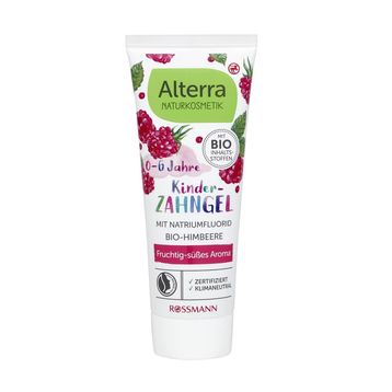 Alterra Organik Ahududulu ve Organik Çilek Ekstraktlı 75 ml Diş Jeli