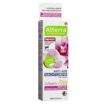 Alterra Organik Argan Yağlı ve Orkide Özlü 50 ml Yaşlanma Karşıtı Gece Kremi