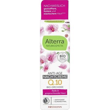 Alterra Organik Argan Yağlı ve Orkide Özlü 50 ml Yaşlanma Karşıtı Gece Kremi