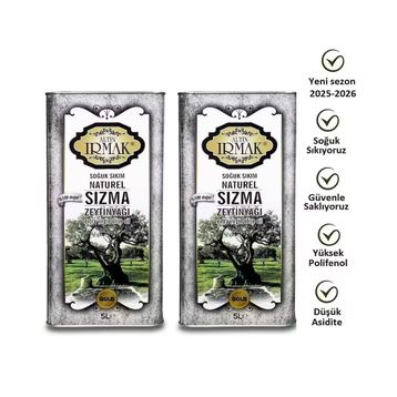 Altın Irmak 10 lt Soğuk Sıkım Natürel Sızma Zeytinyağı