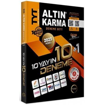 Altin Karma 2023 Yks Tyt 10+1 Video Çözümlü Deneme Seti