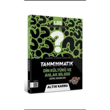 Altın Karma Tahminmatik LGS 8. Sınıf Din Kültürü ve Ahlak Bilgisi Soru Bankası
