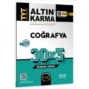 Altın Karma TYT Coğrafya 30x5 Deneme