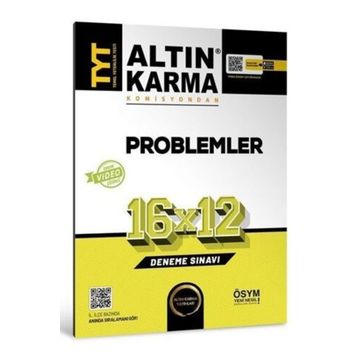 Altın Karma TYT Problemler 16x12 Deneme