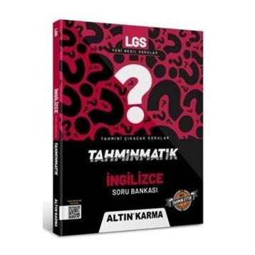 Altın Karma Yayınları 8.Sınıf LGS İngilizce Tahminmatik Soru Bankası