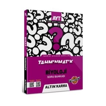 Altın Karma Yayınları - AYT Biyoloji Tahminmatik Soru Bankası