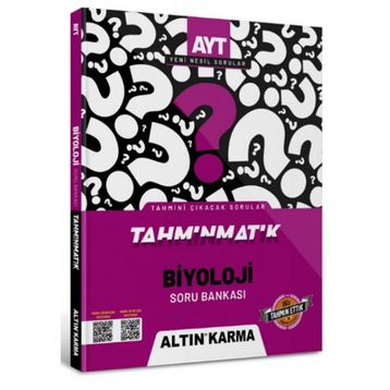 Altın Karma Yayınları - AYT Biyoloji Tahminmatik Soru Bankası