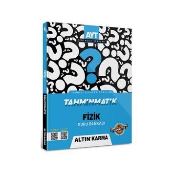 Altın Karma Yayınları - Tahminmatik AYT Fizik Soru Bankası