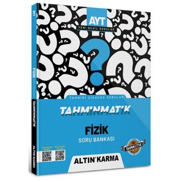 Altın Karma Yayınları - Tahminmatik AYT Fizik Soru Bankası