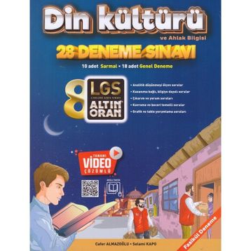 Altın Oran Yayınları - 8. Sınıf Din Kültürü ve Ahlak Bilgisi Tamamı Video Çözümlü 20 Deneme