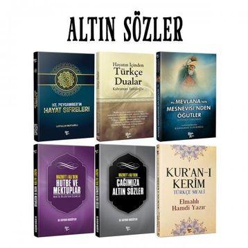 Altın Sözler Seti-6 Kitap-Halk Kitabevi