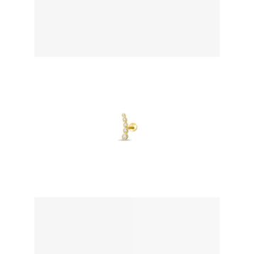 Altın Tragus Taşlı Piercing
