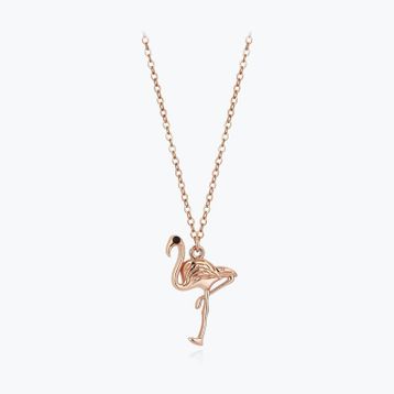 Altınbaş 0017682500010 Altın Flamingo Kolye