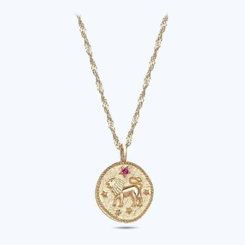 Altınbaş A-ASLAN01-24754 Burç Aslan Kolye