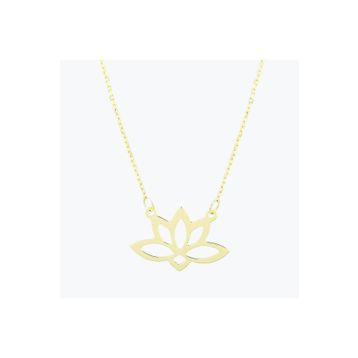 Altınbaş Altın Lotus Kolye