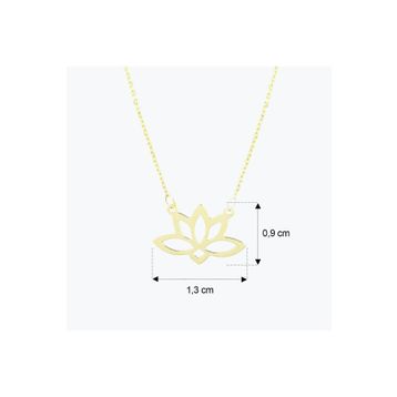Altınbaş Altın Lotus Kolye