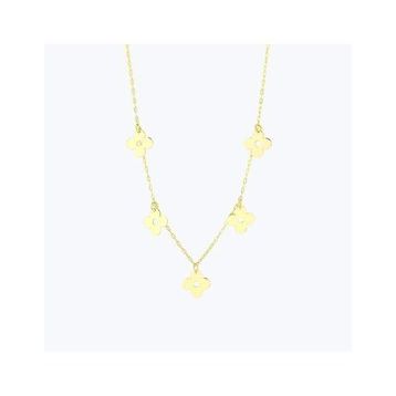Altınbaş KLALC03115-25621 Altın Sallantılı Yonca Kolye