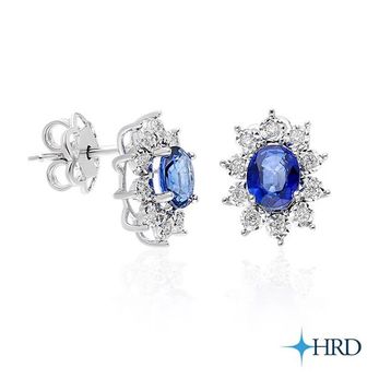 Altınbaş P347432 Pırlanta Safir Kadın Küpe