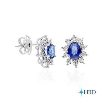 Altınbaş P347432 Pırlanta Safir Kadın Küpe