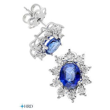 Altınbaş P347432 Pırlanta Safir Kadın Küpe