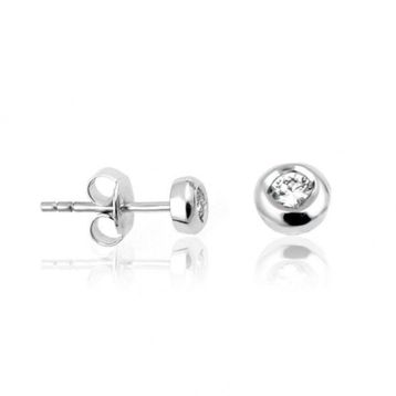 Altınbaş P379591 0.12 Karat Pırlanta Tektaş Küpe
