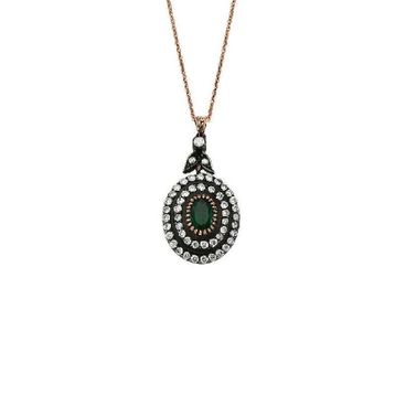Altınbaş P394166 Elmas Zümrüt Kolye