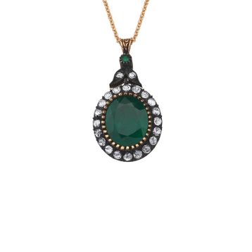 Altınbaş P394166 Elmas Zümrüt Kolye