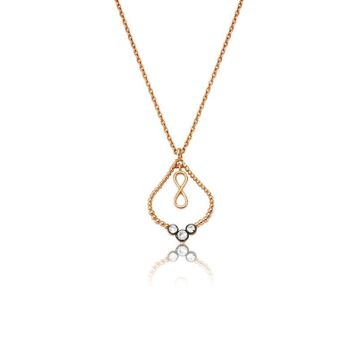 Altınbaş P422321 0.04 Karat Elmas Sonsuzluk Kolye