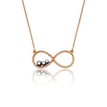 Altınbaş P422321 0.04 Karat Elmas Sonsuzluk Kolye