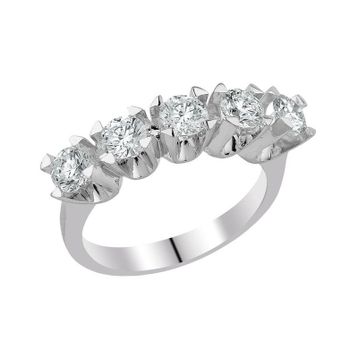 Altınbaş P487503 0.73 Karat Pırlanta Beştaş Yüzük
