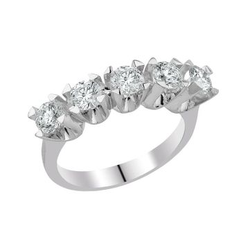 Altınbaş P487503 0.73 Karat Pırlanta Beştaş Yüzük