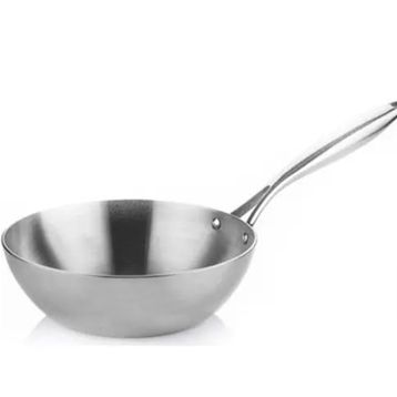 Altınbaşak 24 cm Multi Metal Çelik Wok Tava