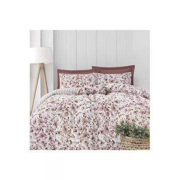 Altınbaşak Bice On Cinnamon 200x220 cm Ranforce Çift Kişilik Nevresim Takımı