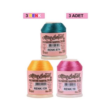 Altınbaşak Royaleks No: 139-019-874 3 Adet 20 gr Oya ve Dantel İpi