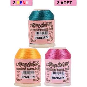 Altınbaşak Royaleks No: 139-019-874 3 Adet 20 gr Oya ve Dantel İpi