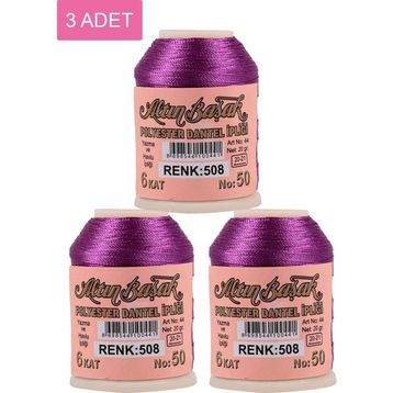 Altınbaşak Royaleks No: 508 3 Adet 20 gr Oya ve Dantel İpi