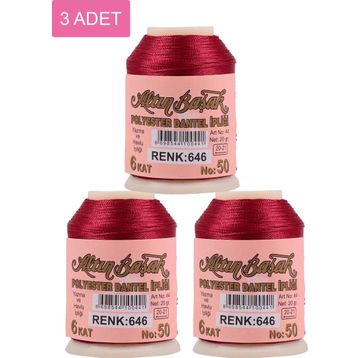 Altınbaşak Royaleks No: 646 20 gr 3 Adet Oya ve Dantel İpi
