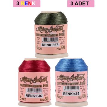 Altınbaşak Royaleks No: 646-466-367 20 gr 3 Adet Oya ve Dantel İpi