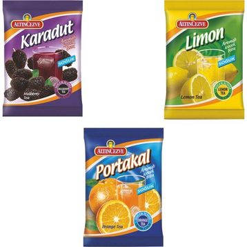 Altıncezve 3x450 gr Karadut + Limon + Portakal Soğuk Toz İçecek